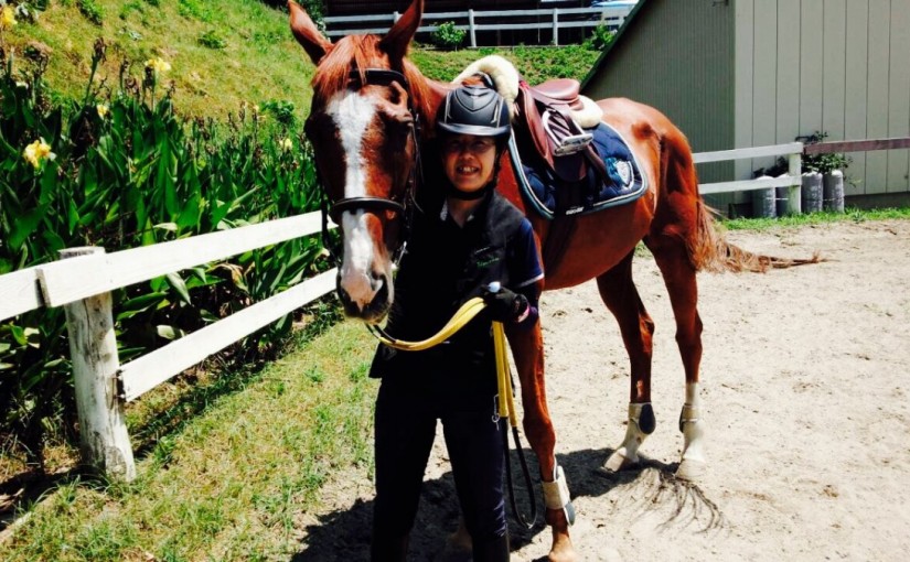 来週に乗馬3級ライセンスを受験されるE様にお声をいただきました（愛知県名古屋市/E様）