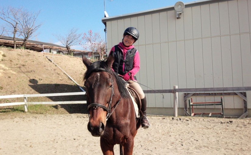 乗馬レッスン　新年会・初乗り（愛知県・豊田市・O様）