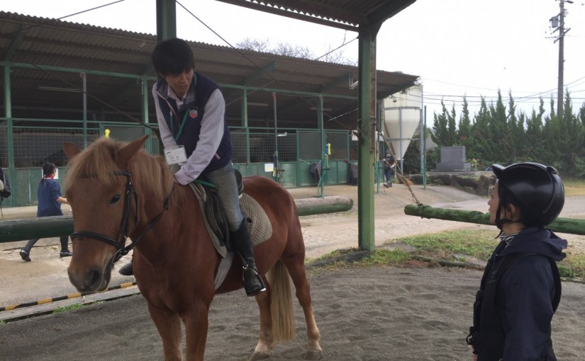 乗馬スクール4回目のレッスンを行いました　（ 愛知県豊田市／N様）