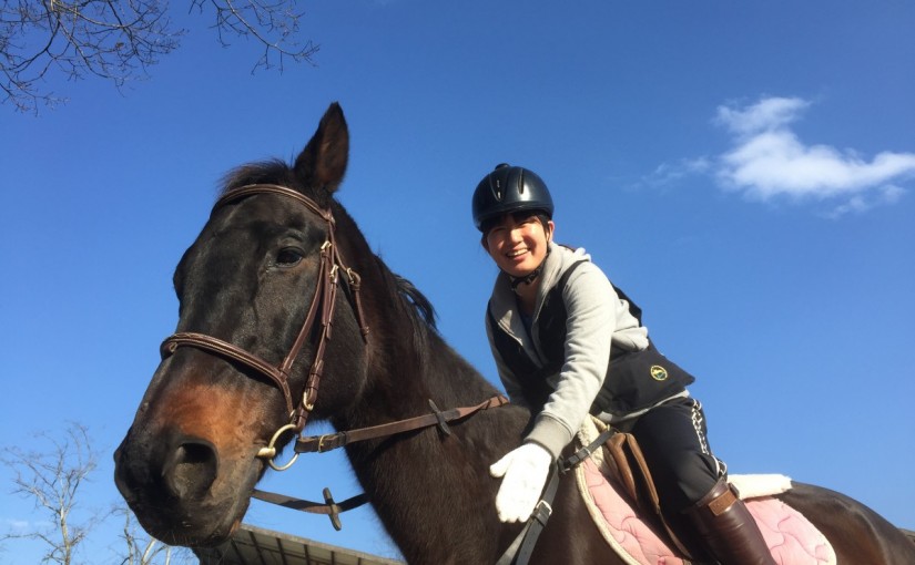 乗馬クラブの日々〜2回目の乗馬体験レッスンを行いました（愛知県岡崎市・Ａ様）