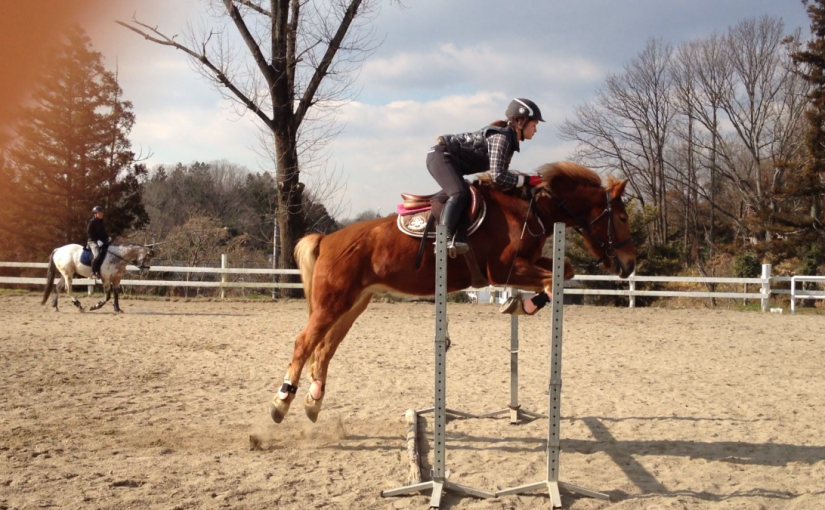 ～乗馬クラブの日々～飛越後の誘導の練習をしました！(愛知県豊田市/S様)