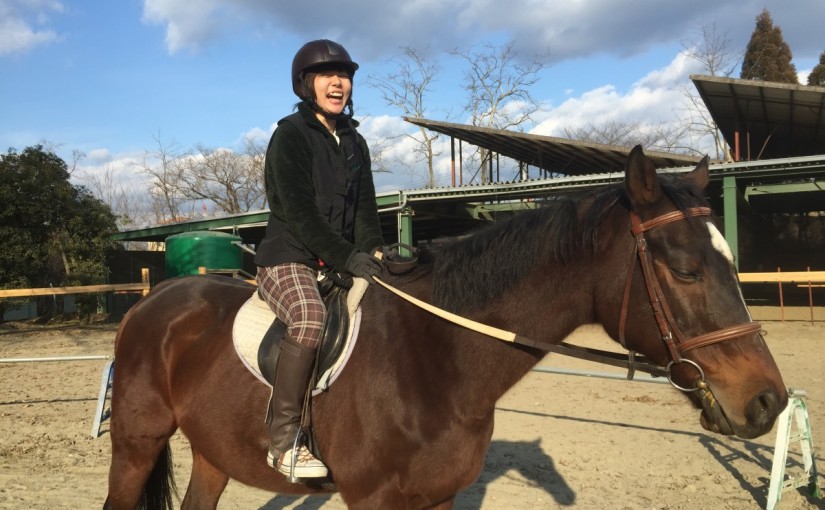 乗馬クラブの日々。乗馬体験スクールのレッスンを行いました（愛知県岡崎市・Ｙ様）