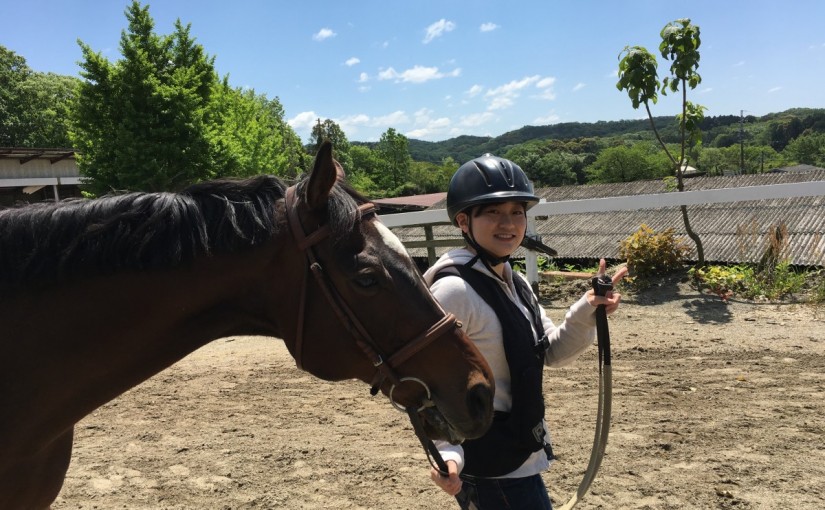 愛知の乗馬クラブの日々〜初めて乗馬を体験されるＭ様のレッスンを行いました（愛知県豊田市／Ｍ様）