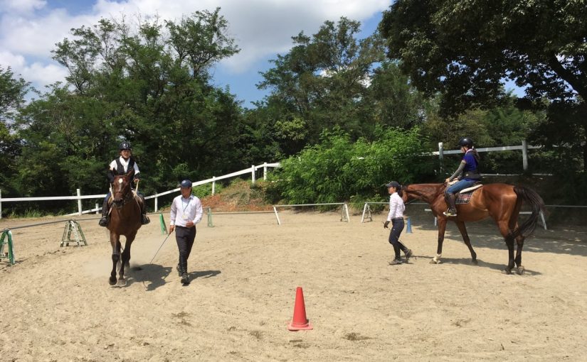愛知の乗馬クラブの日々〜乗馬体験スクールに通われているO様のレッスンを行いました（愛知県岡崎市／O様）